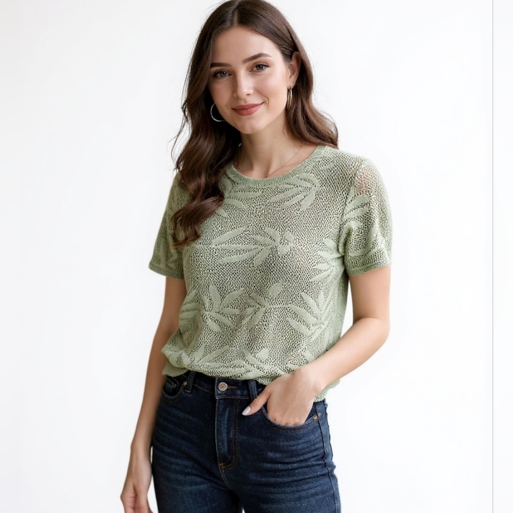DR2 Green Short Sleeve Top